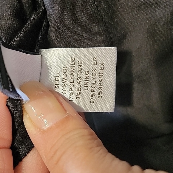 Diane von Furstenberg Size 8 Black Wool Blend "Newport" Trousers, NEW with Tag - Picture 11 of 16